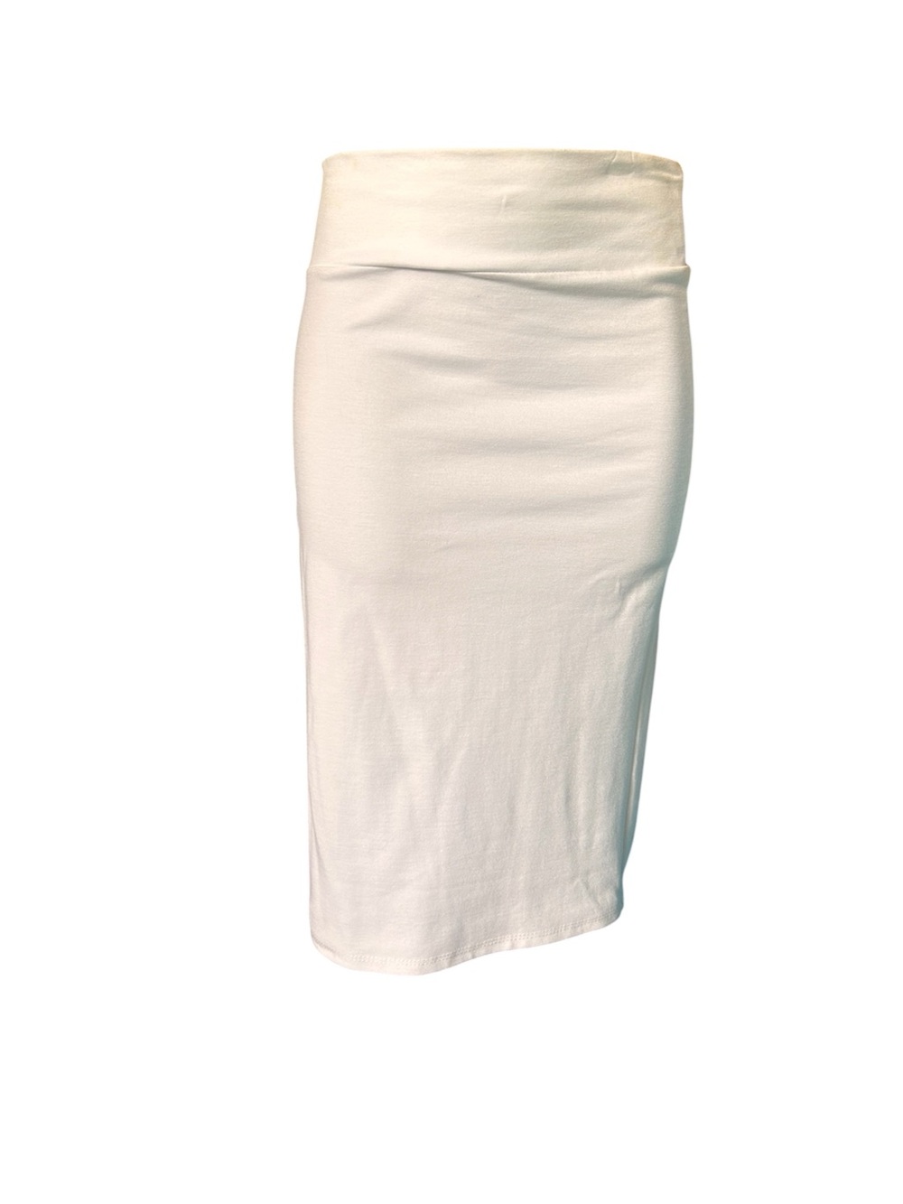 Women’s White Stetch Pencil Skirt